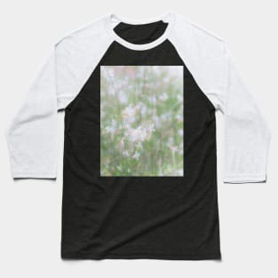 Dreamy muted shades of summer flowers Baseball T-Shirt